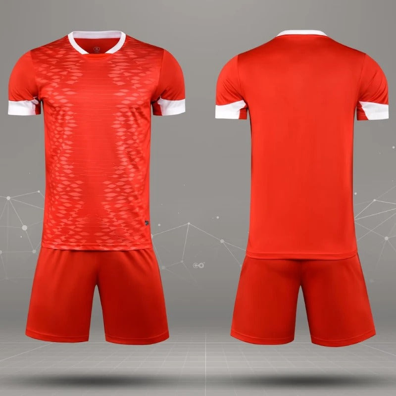 Red Unbranded Soccer Jersey - 5th Edition