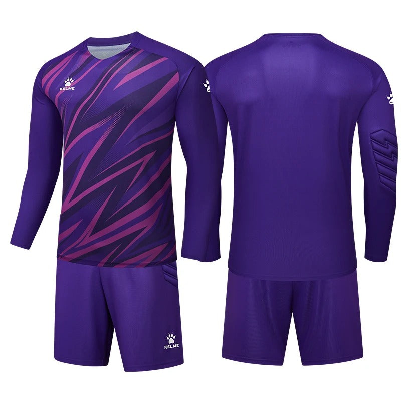 Purple Unbranded Soccer Goalkeeper Jersey