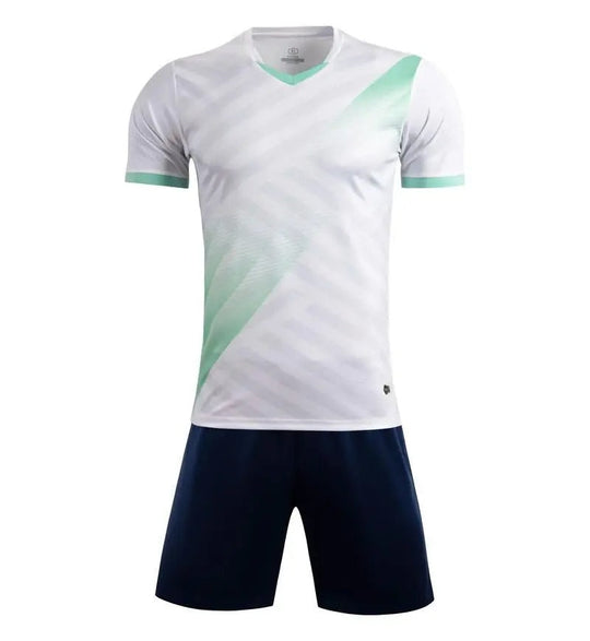 White Top Unbranded Soccer Jersey - 3rd Edition