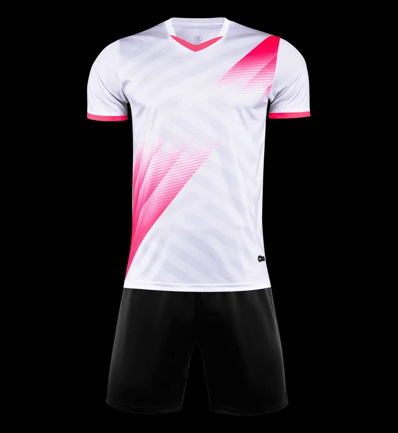White Top Unbranded Soccer Jersey - 3rd Edition