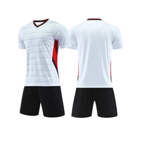 White Top Unbranded Soccer Jersey