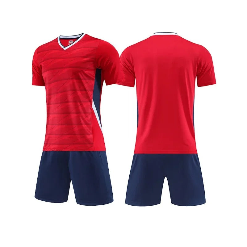 Red Unbranded Soccer Jersey