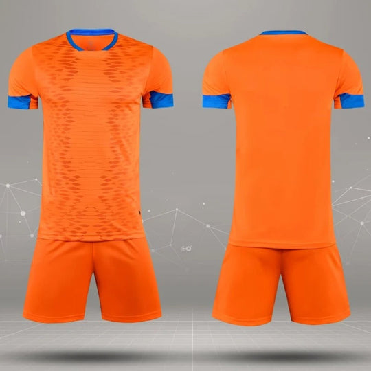 Orange Unbranded Soccer Jersey - 5th Edition