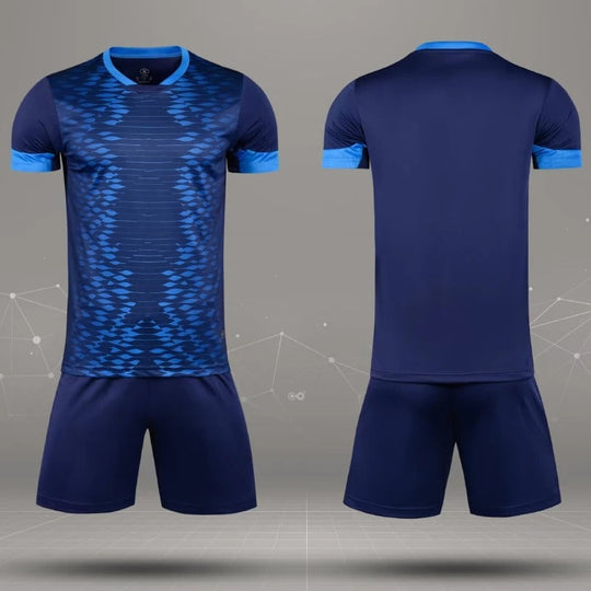 Dark Blue Unbranded Soccer Jersey - 5th Edition